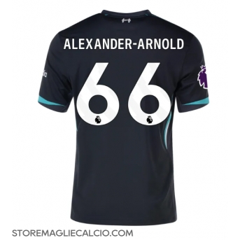 Liverpool Alexander-Arnold #66 Maglia Gara Trasferta Repliche 2024-25